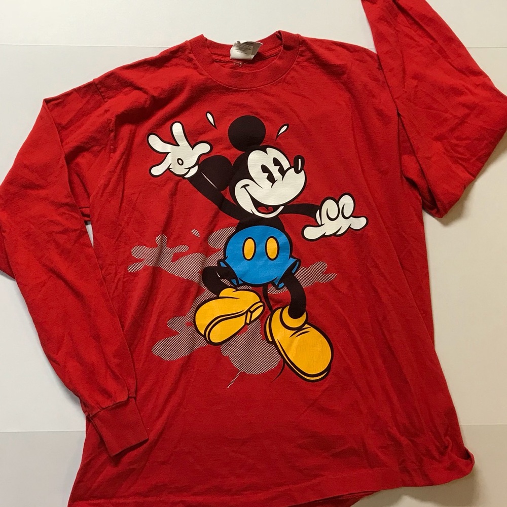 Long Sleeve Tshirt Mickey Mouse & Co VTG 90s